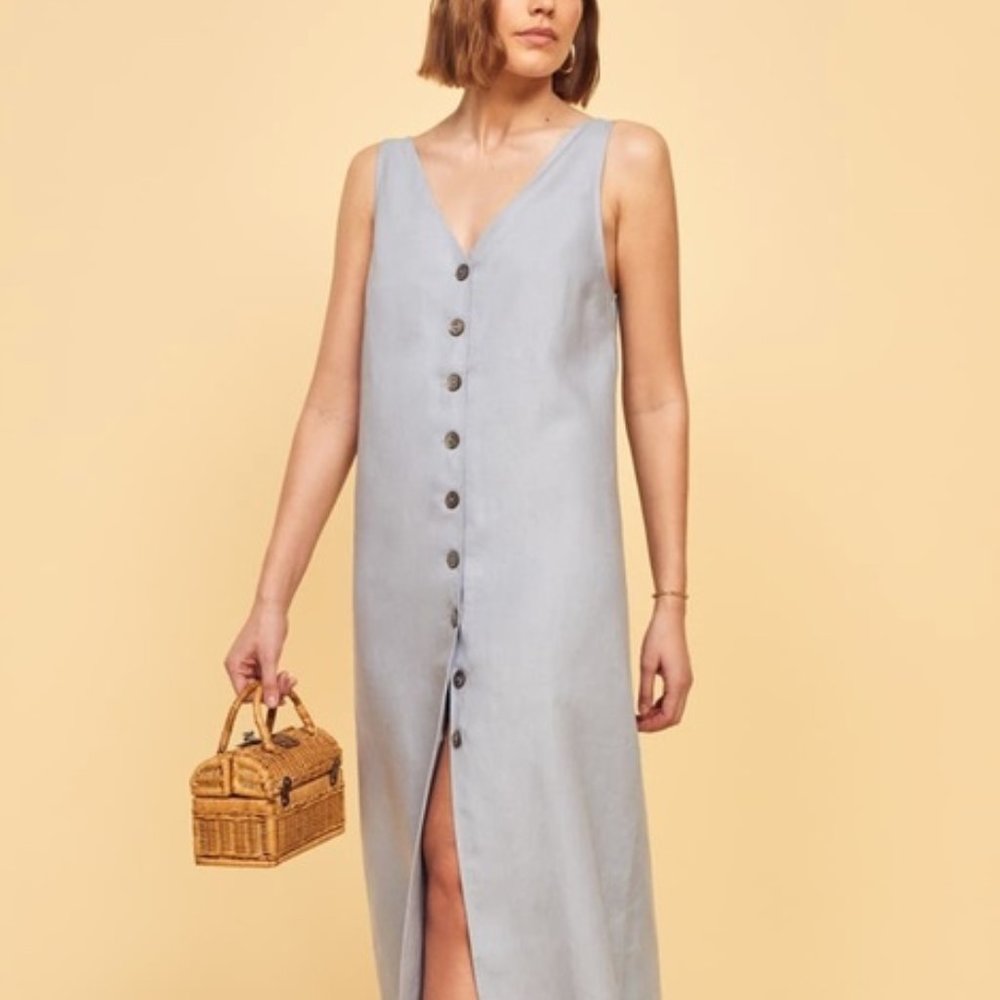 Reformation Cliff Linen Dress